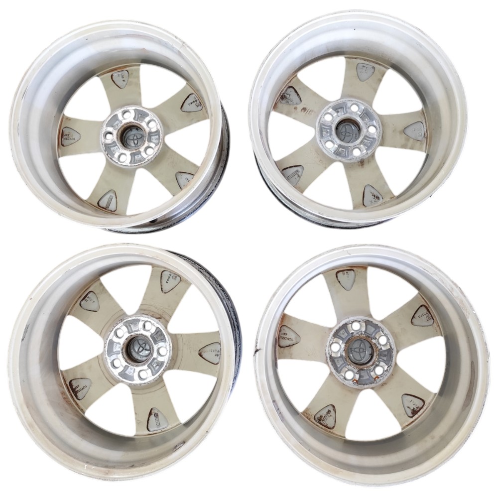 Jogo Roda Aro 17 5×114.3 Toyota Rav4 Corolla Camry Prius Cinza 10