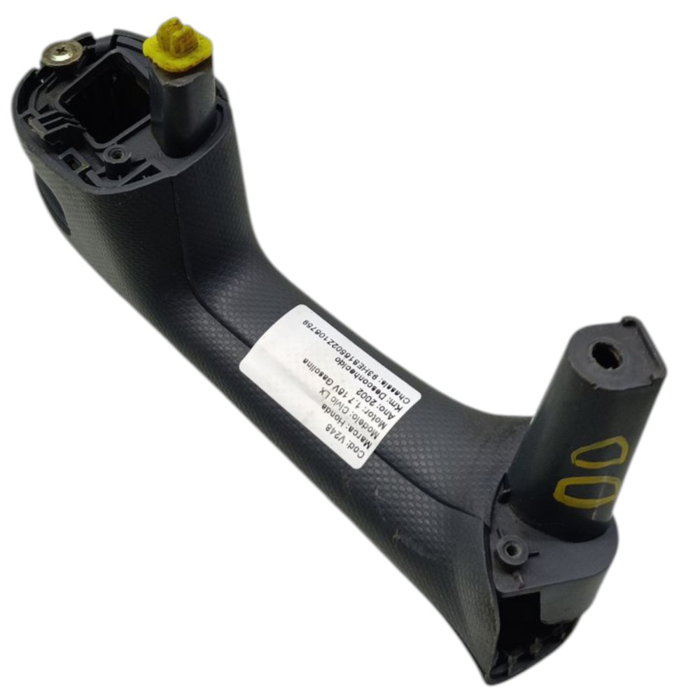 Puxador Interno Porta Dianteira Direita Honda Civic G7 2002 Cinza Dianteira 4