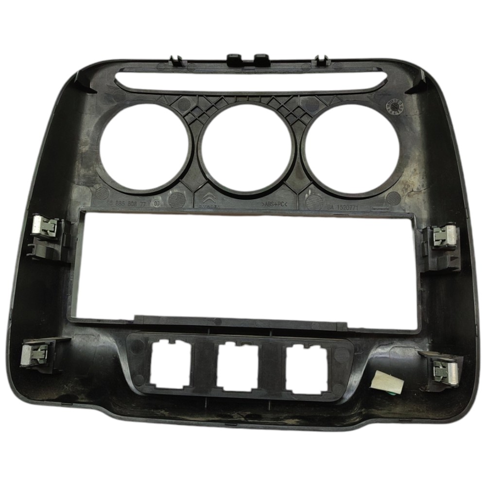 Acabamento Moldura Central Painel Citroen C3 Aircross 2012 Preto 3