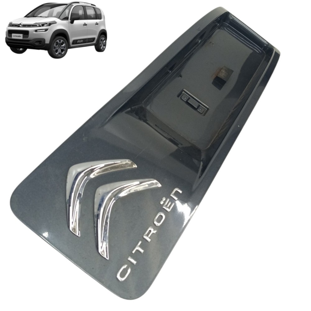 Moldura placa tampa traseira Citroen Aircross 2017 2018 2019