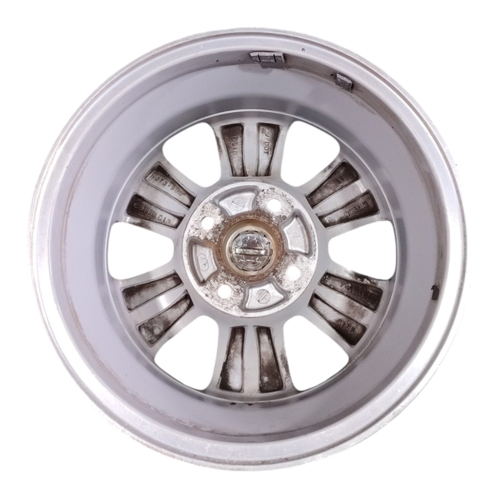 Jogo Roda Aro 15 4×114 Nissan Livina Tiida 2012 2013 Detalhe Cinza 9