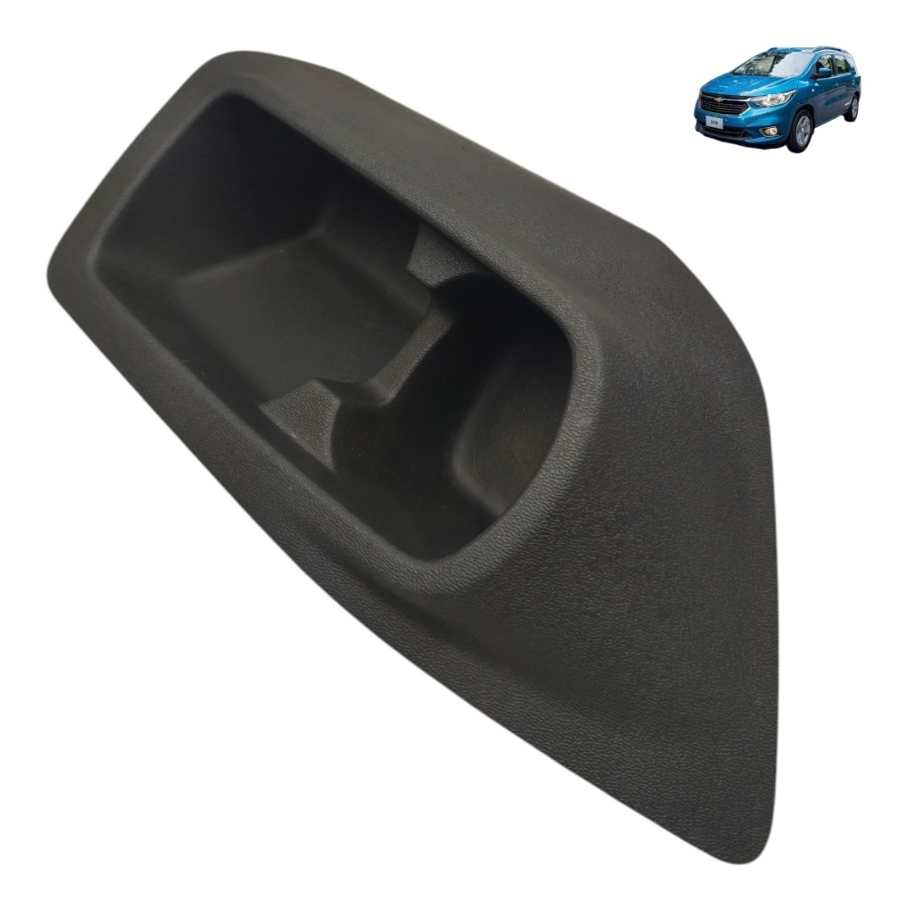 Porta Copos Traseiro Direito Gm Spin 2015 2016 2017 2018 19 Preto