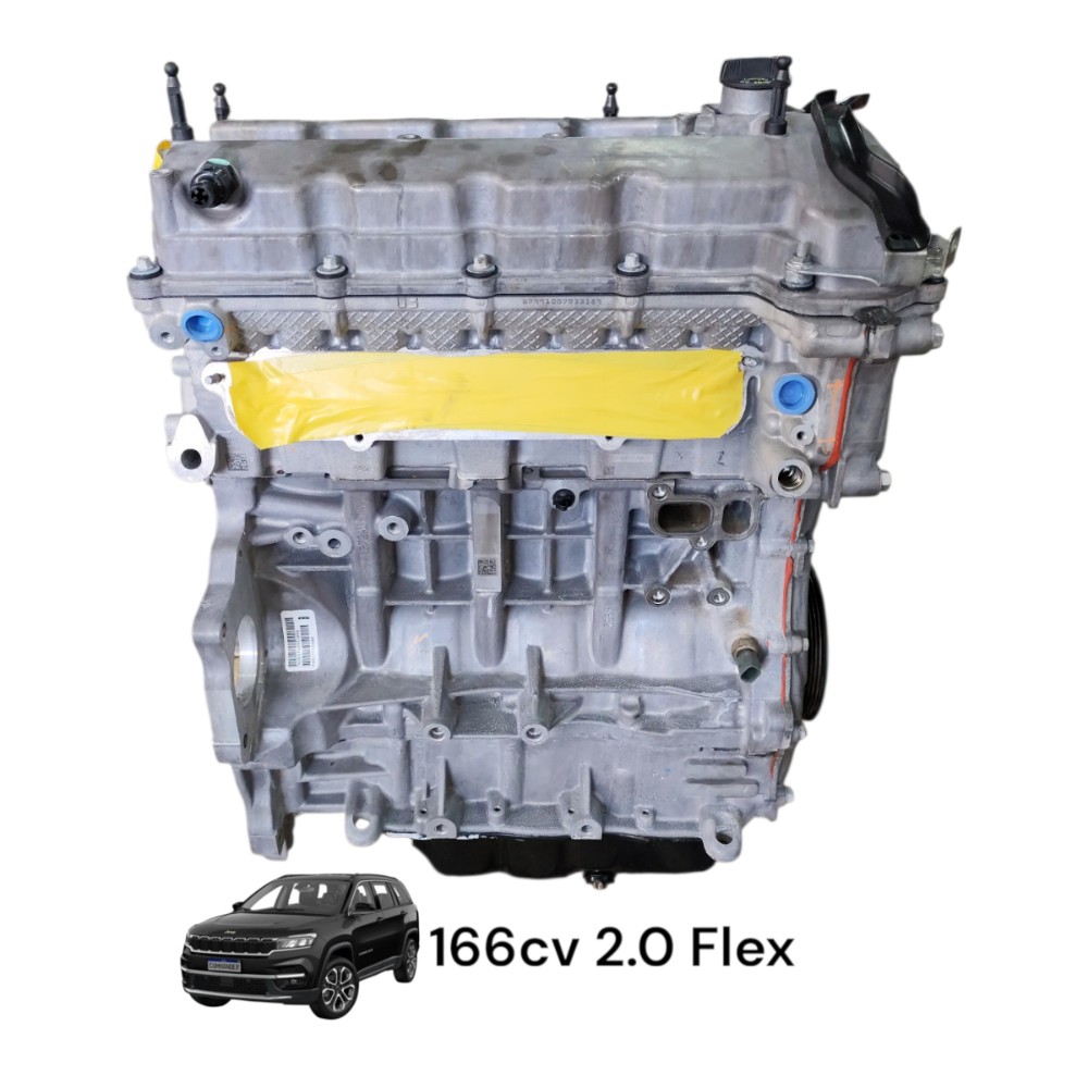 Motor parcial jeep Compass 2.0 flex 2020 2019 2018 84 mil km
