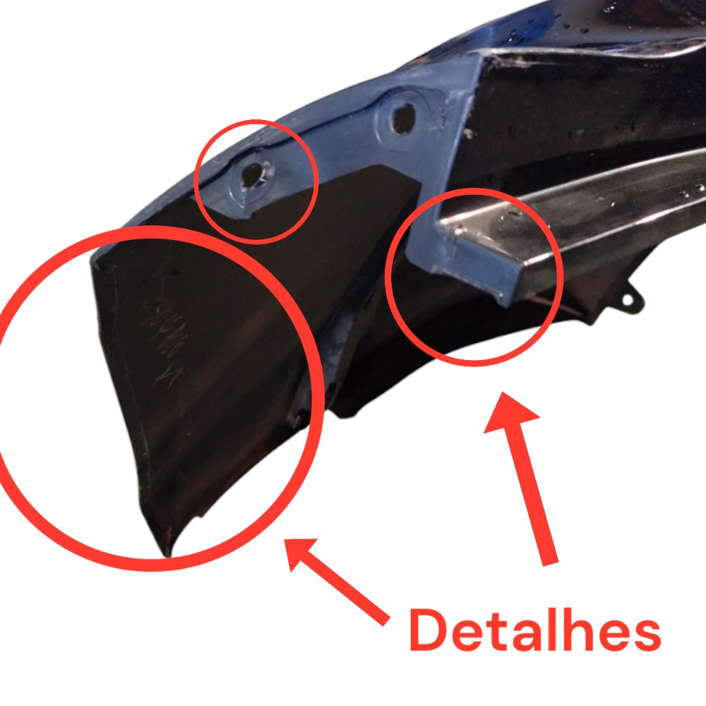 Parachoque Traseiro C/ Detalhe Hyundai Ix35 2011 2012 2013 3