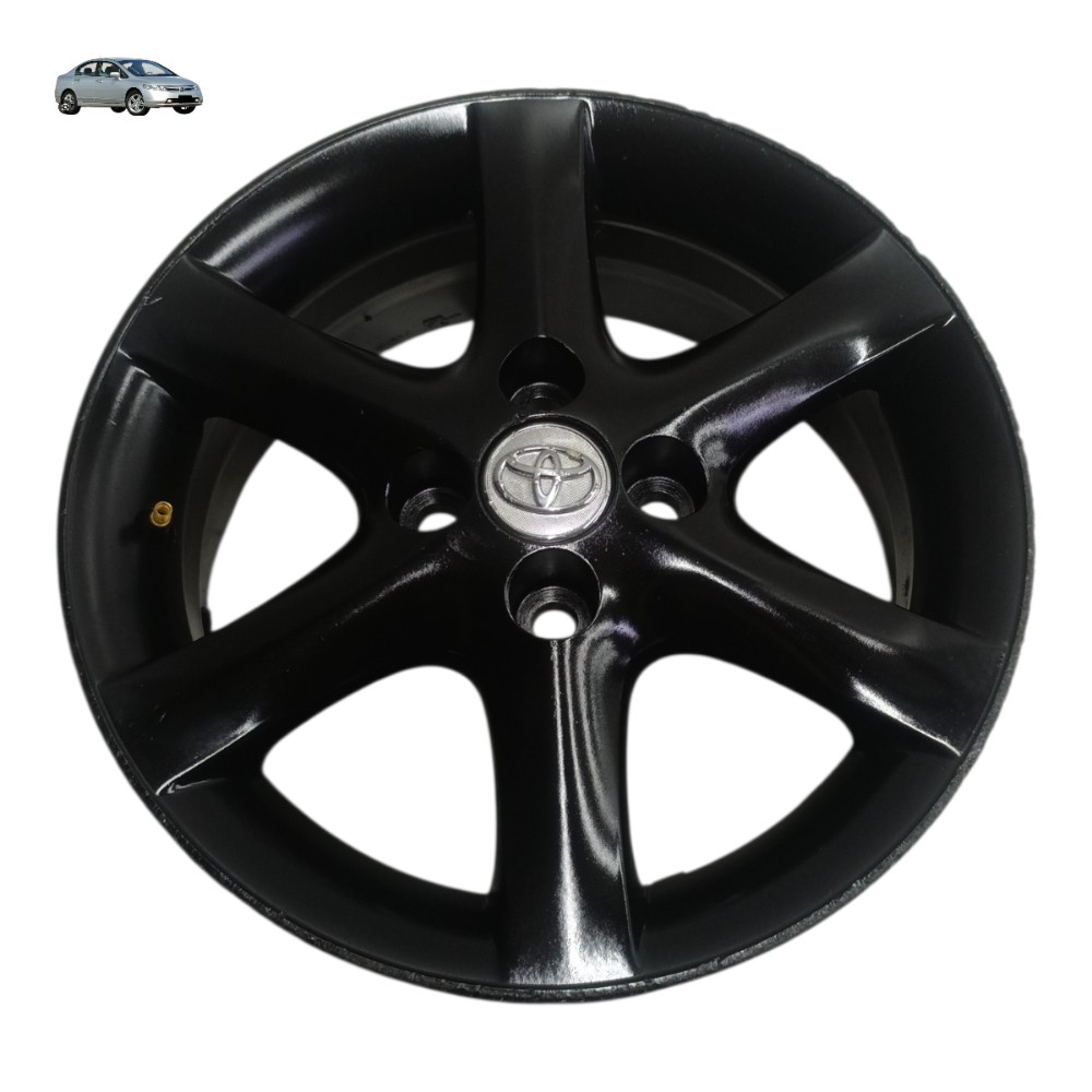 Roda Aro 15 4×100 Toyota Corolla 2003 2004 2005 2006 2007 08 Preto 1
