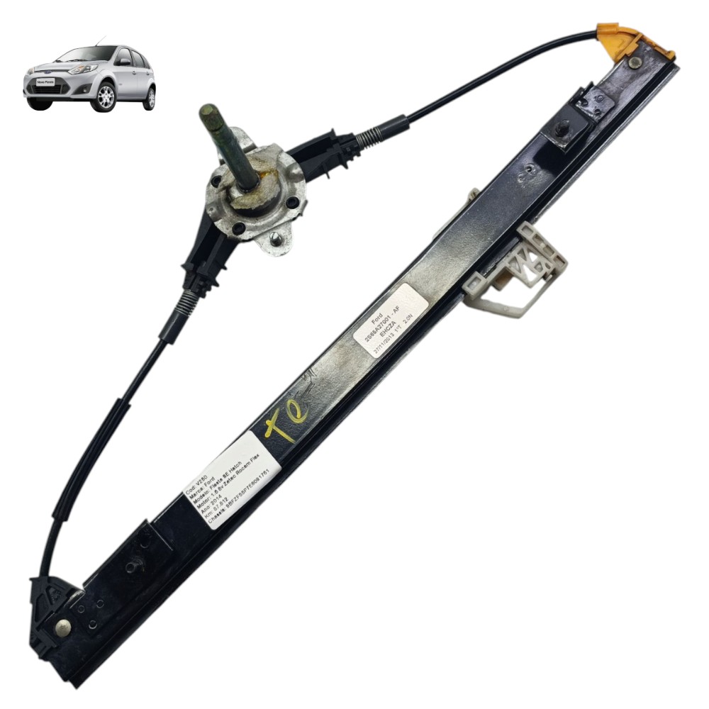 Máquina Vidro Manual Traseiro Esquerdo Ford Fiesta 2013 2014 1