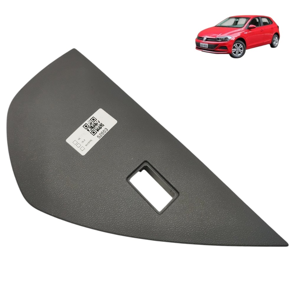 Acabamento lateral direito painel VW Polo 2018 2019 2020 21 1