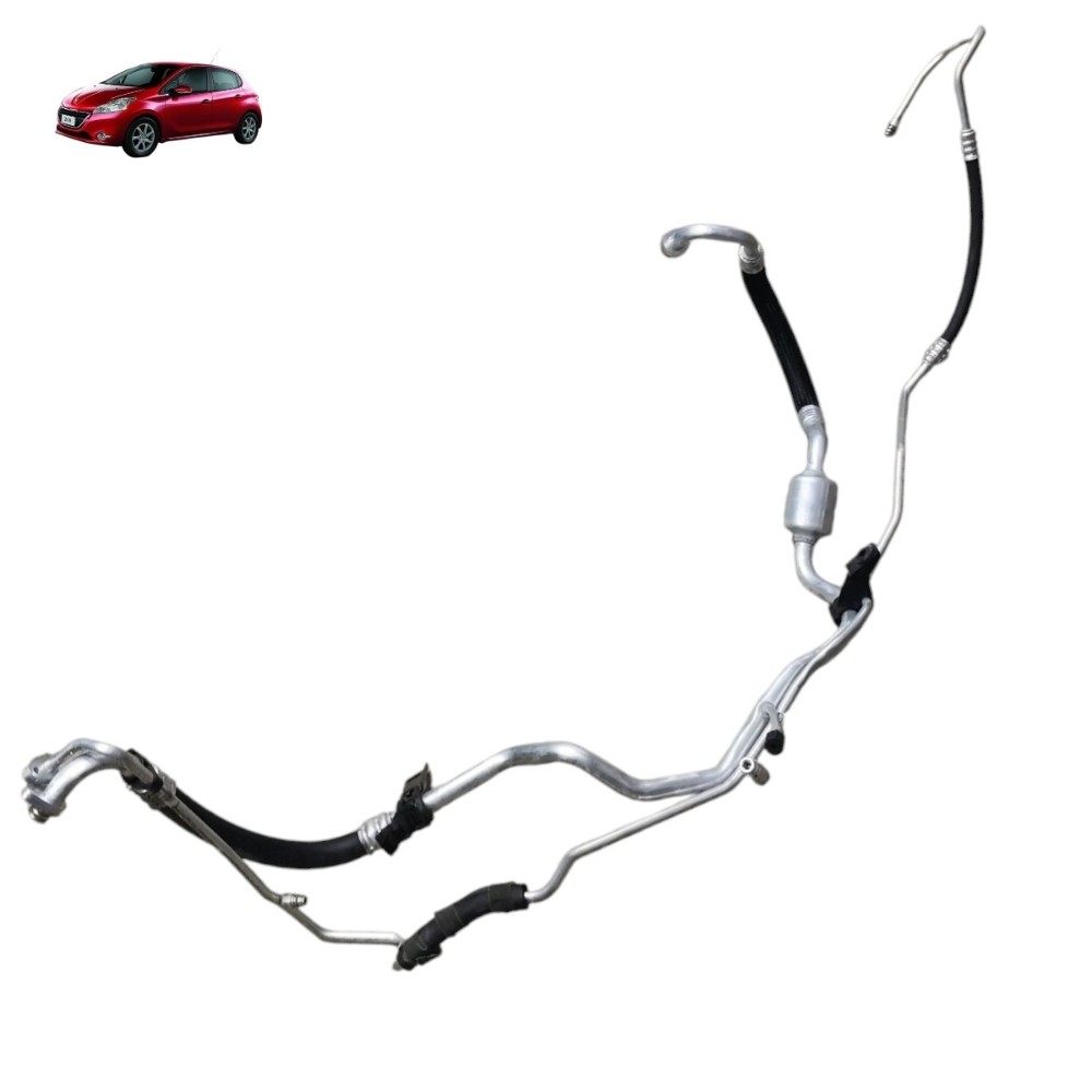 Par Mangueira Ar Condicionado Peugeot 208 1.6 2014 2015 2016 1