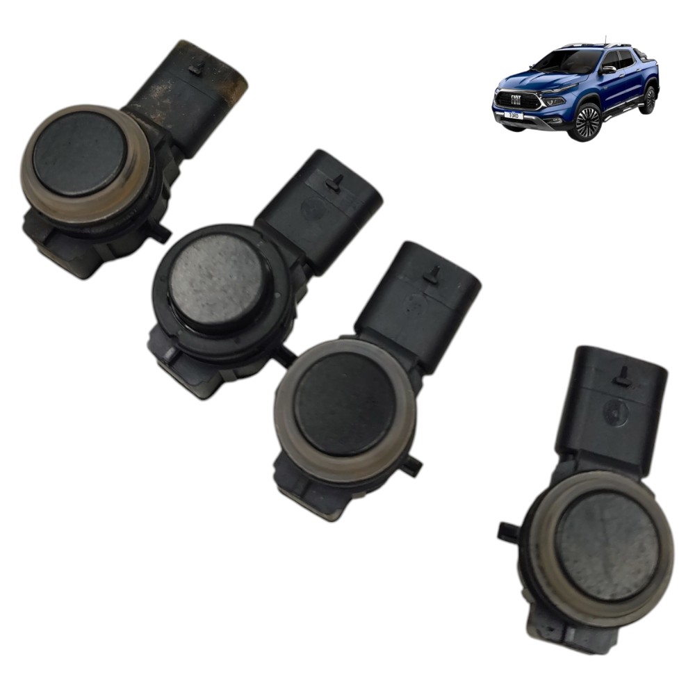 Jogo sensor ré estacionamento traseiro fiat toro 2025 2024 1