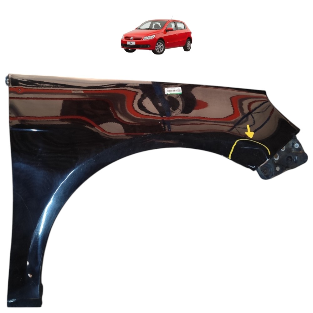 Paralama Direito Vw Gol G5 2008 2009 2010 2011 2012 Detalhe