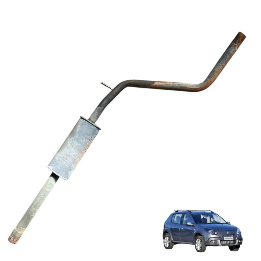 Escapamento intermediário Renault sandero 1.6 8v 2013 2012 11