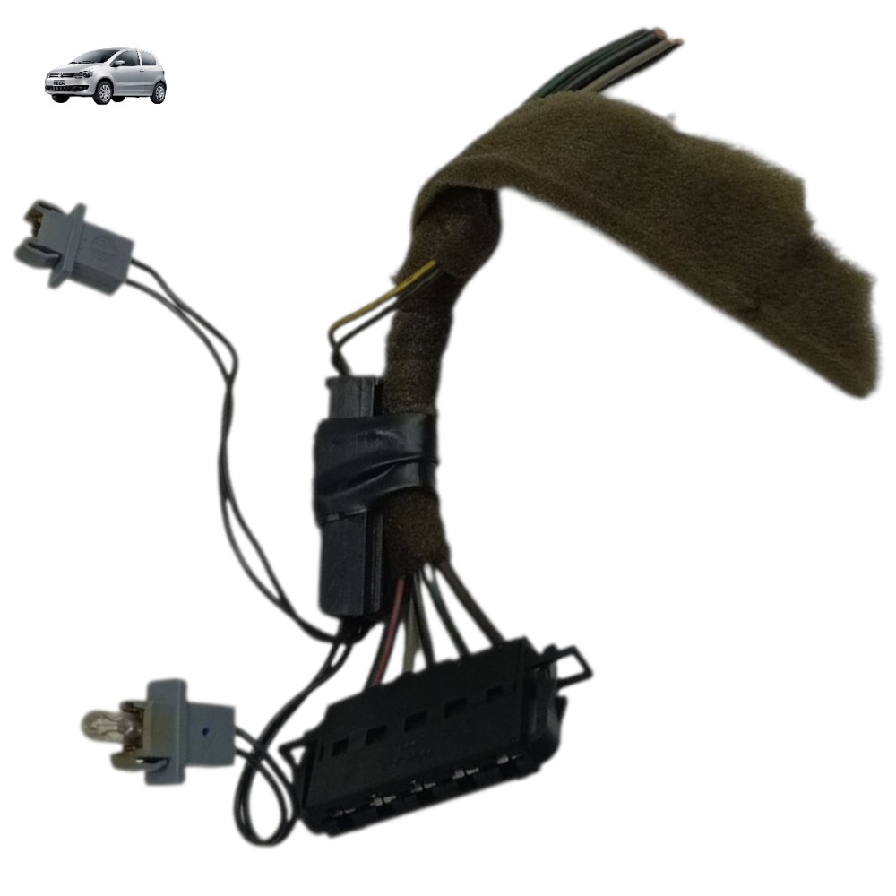 Plug Conector Comando Ar Ventilação Vw Fox 2009 2008 2007 06 1
