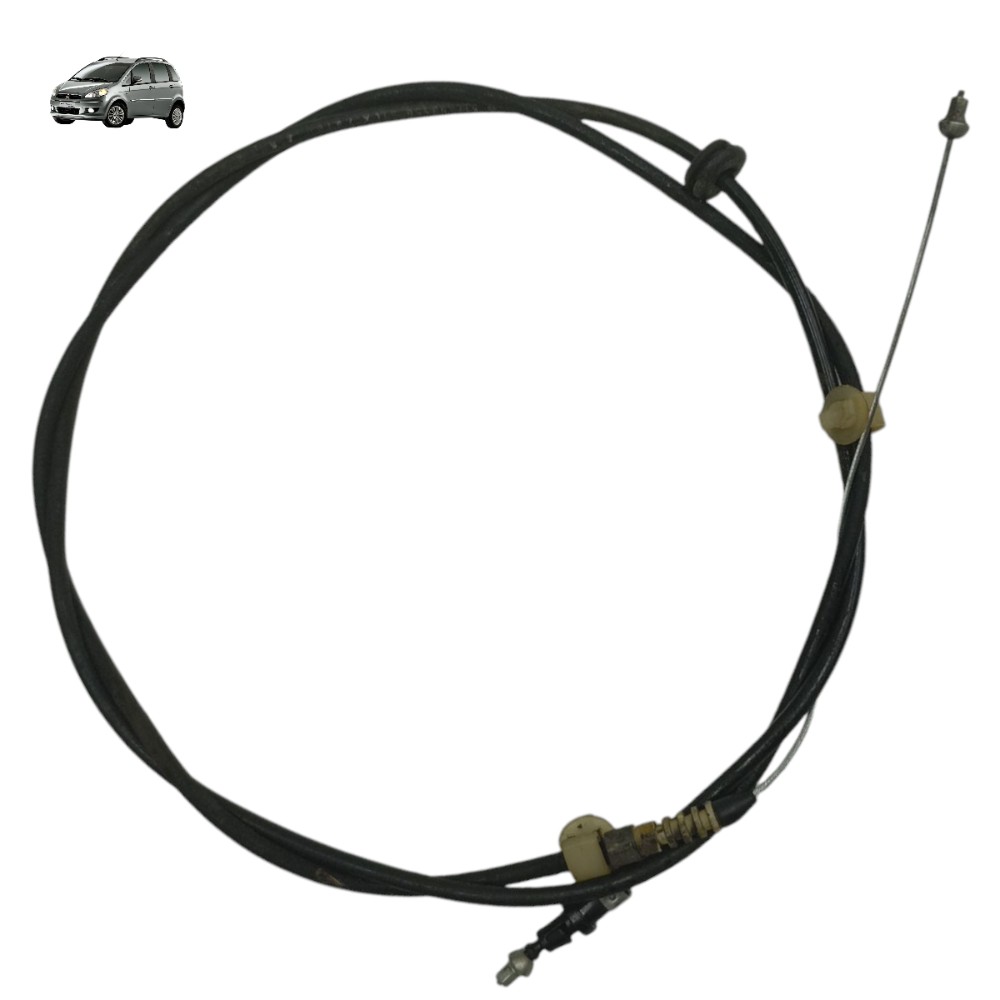 Cabo Aço Fechadura Capô Fiat Idea 2011 2012 2013 2014 2015 1