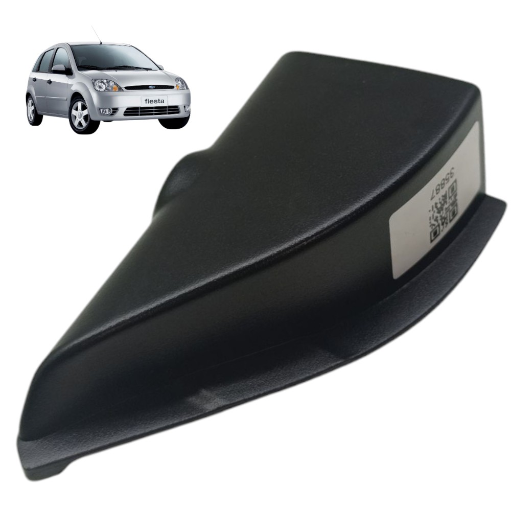 Acabamento Interno Retrovisor Direito Ford Fiesta 2003 2004 Preto