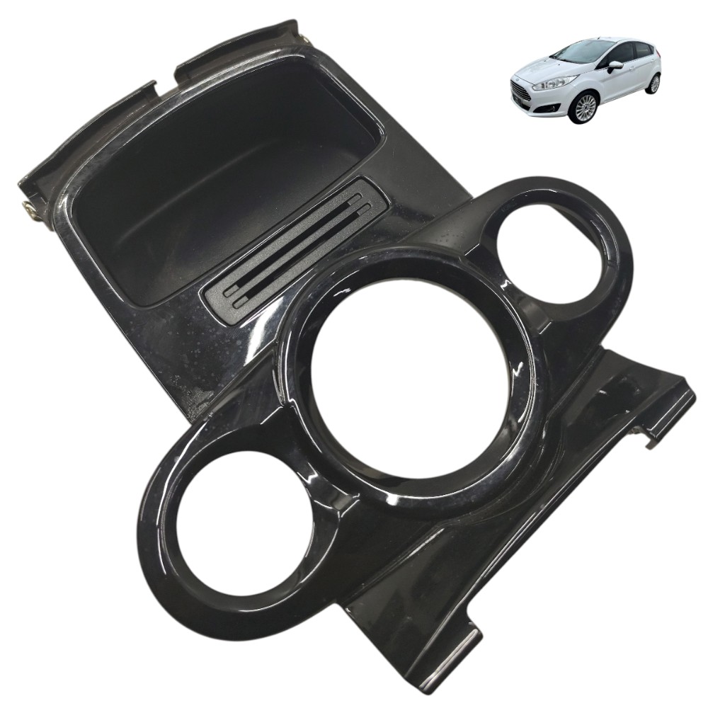 Moldura comando ar porta objeto painel ford new fiesta 2014 1