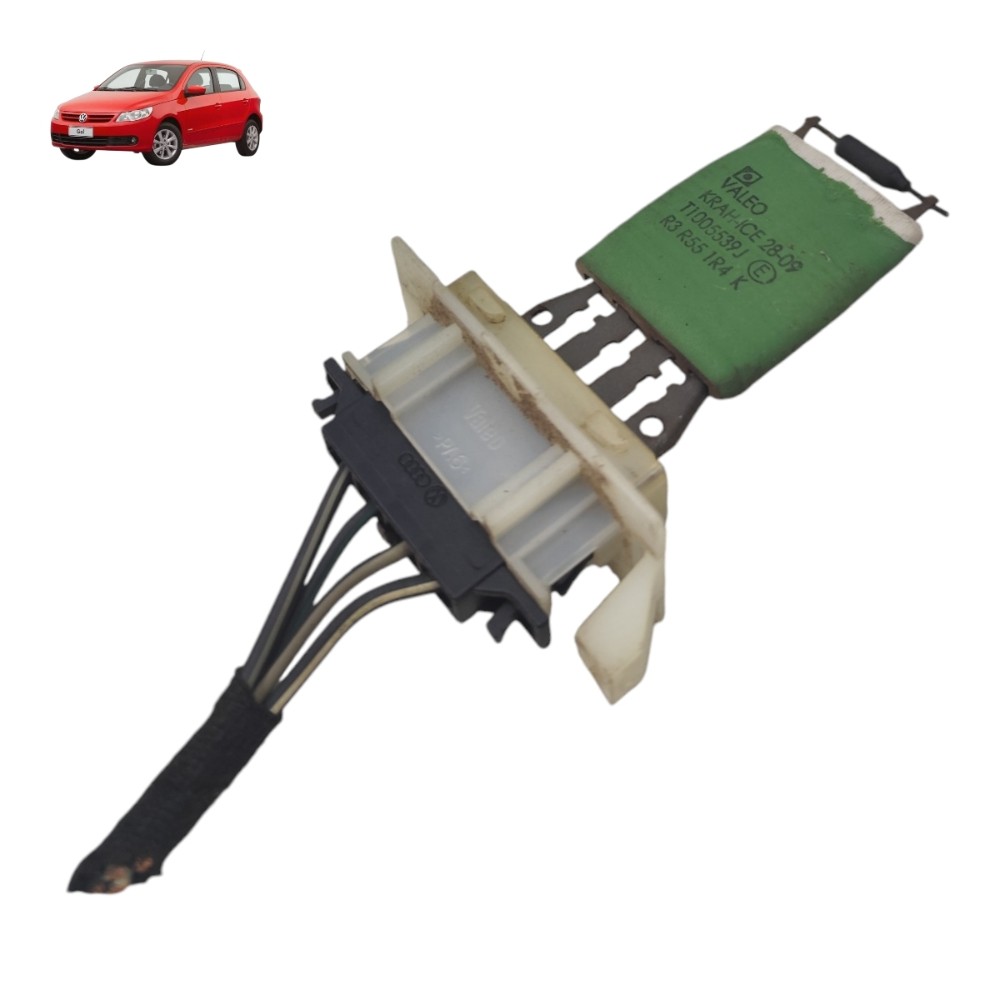 Resistência caixa ar forçado VW Gol Voyage G5 2009 2010 2011
