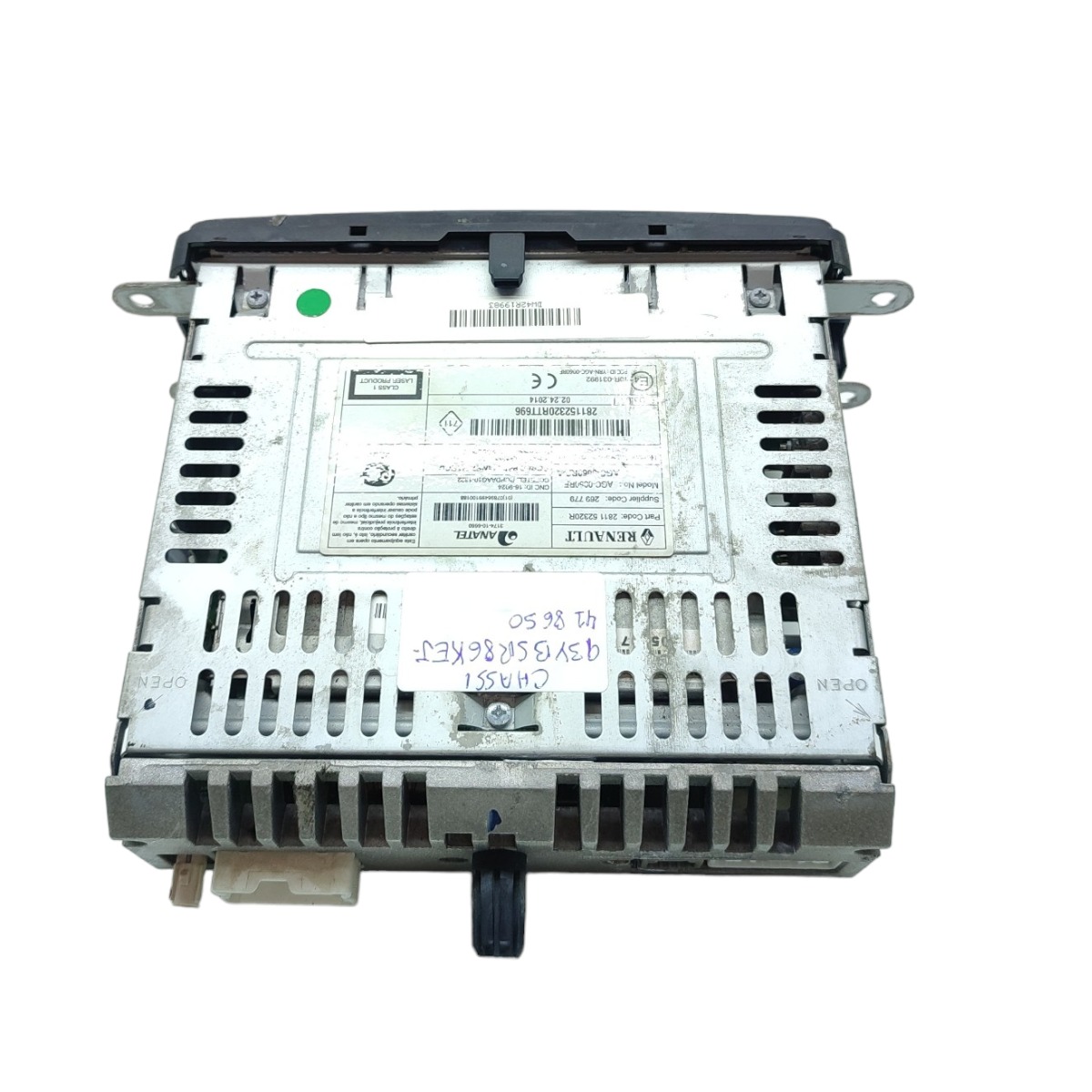 Rádio Original Renault Sandero 2012 2013 2014 N 28115230r 3