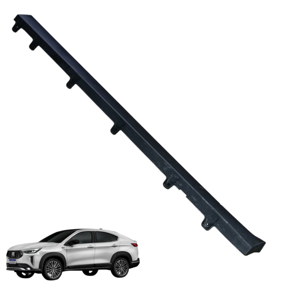 Spoiler Saia Lateral Direita Fiat Fastback 2023 2024 2025 Preto