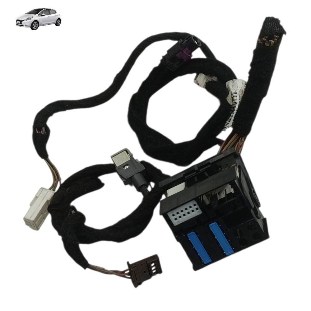 Jogo Plug Conector Multimídia Peugeot 208 2014 2015 2016 1