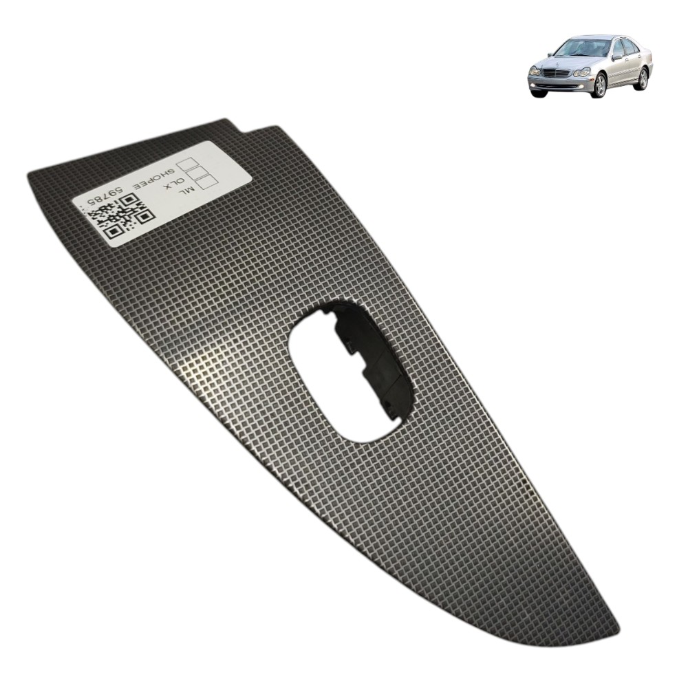 Moldura botão vidro dianteira direita Mercedes c230k 2003