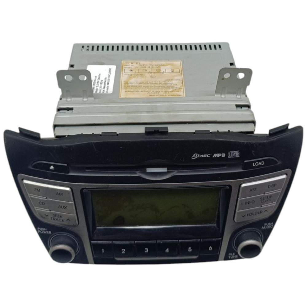 Rádio sem teste para peças hyundai ix35 2010 2011 2012 2
