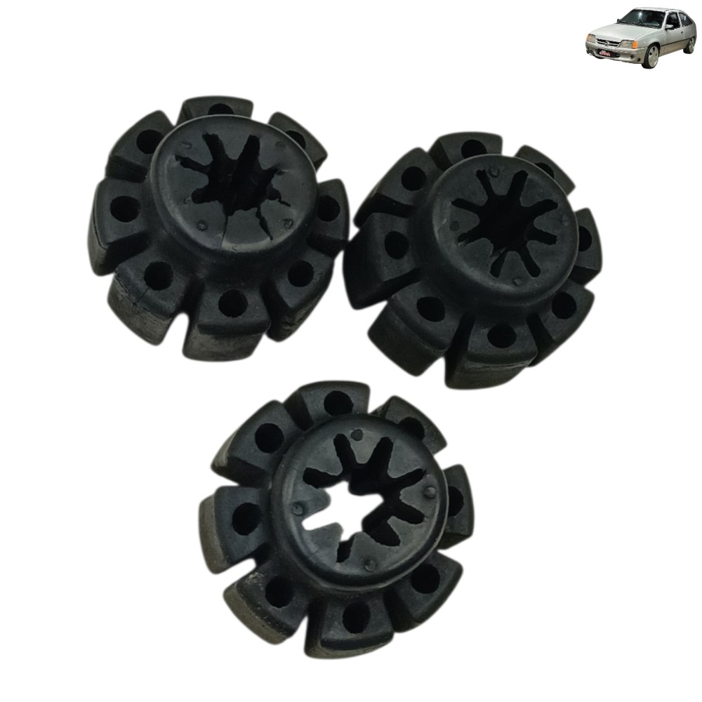 Par coxim borracha caixa filtro ar gm kadett 2.0 1997 1998