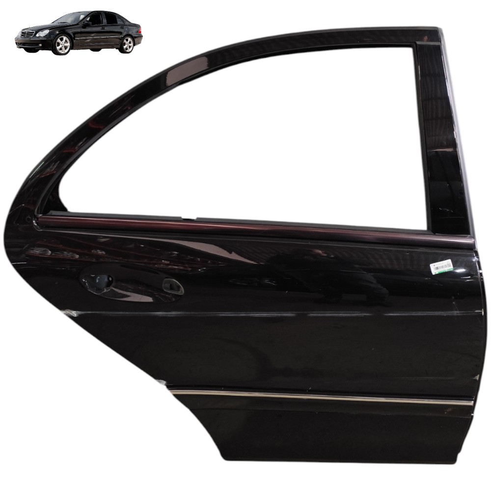 Porta Traseira Direita Mercedes C230 Kompressor 2004 Detalhe Traseira Direito Preto 1