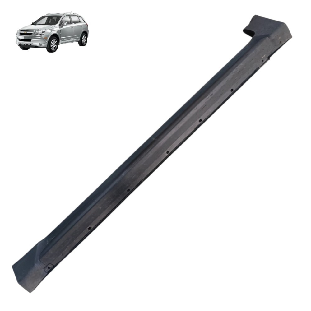 Spoiler Saia Lateral Direita Gm Captiva 2012 2013 2014 Preto