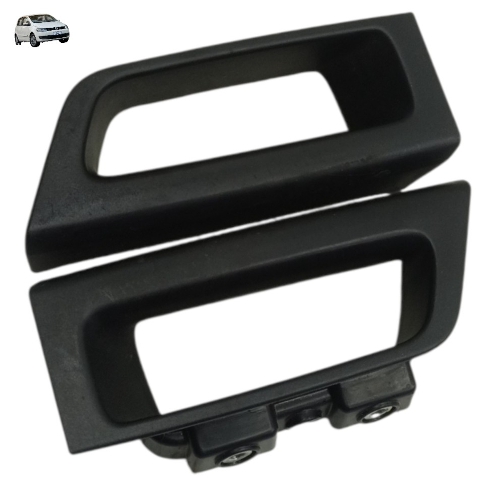 Puxador Interno Porta Esquerdo Vw Fox 2014 2013 2012 Preto Dianteira