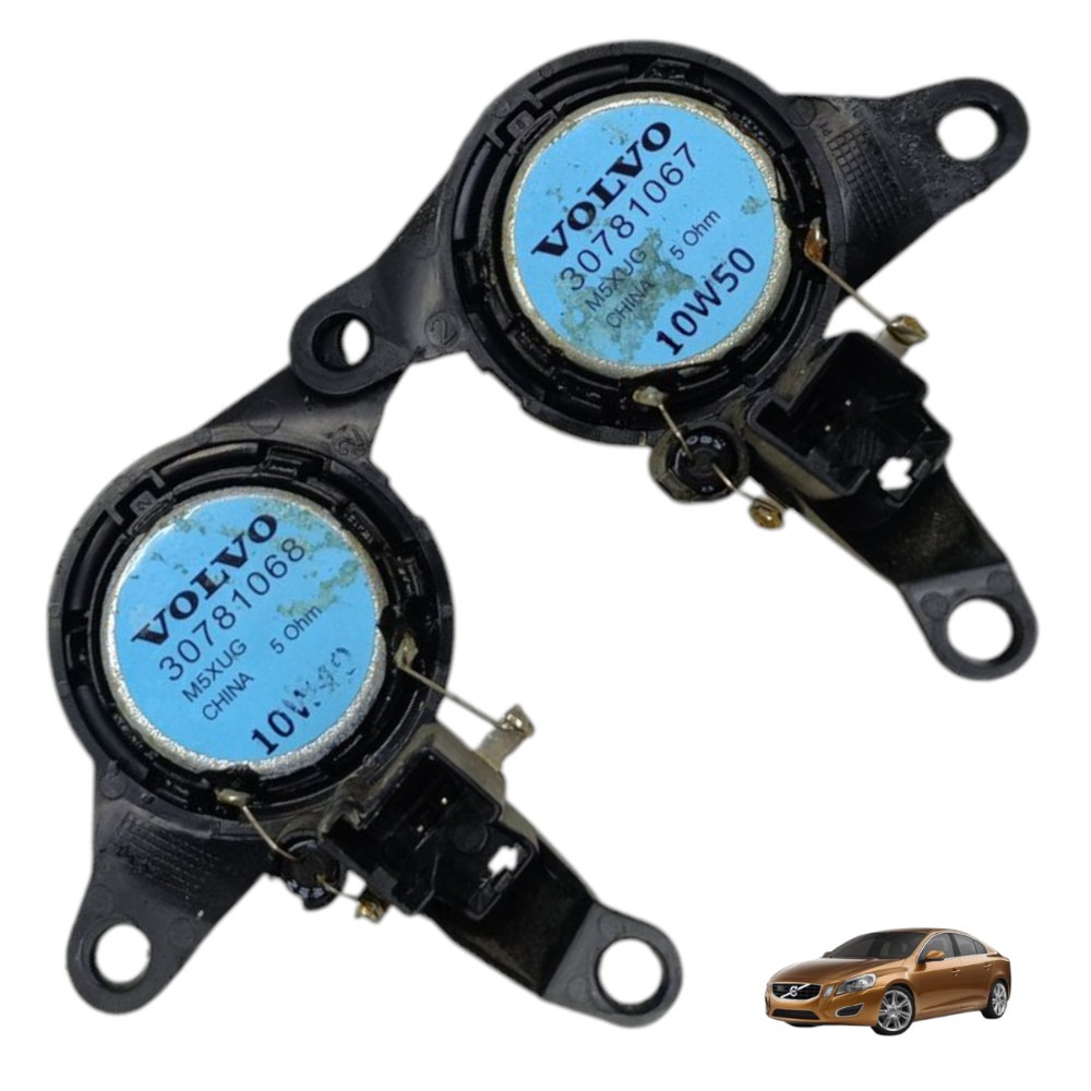 Par Tweeter Porta Dianteira Volvo S60 T4 2010 2011 2012 2013 1
