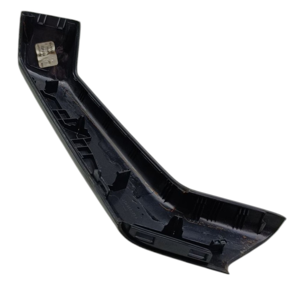 Moldura Puxador Porta Traseira Esquerda Vw Polo Virtus 2020 Preto Traseira 4