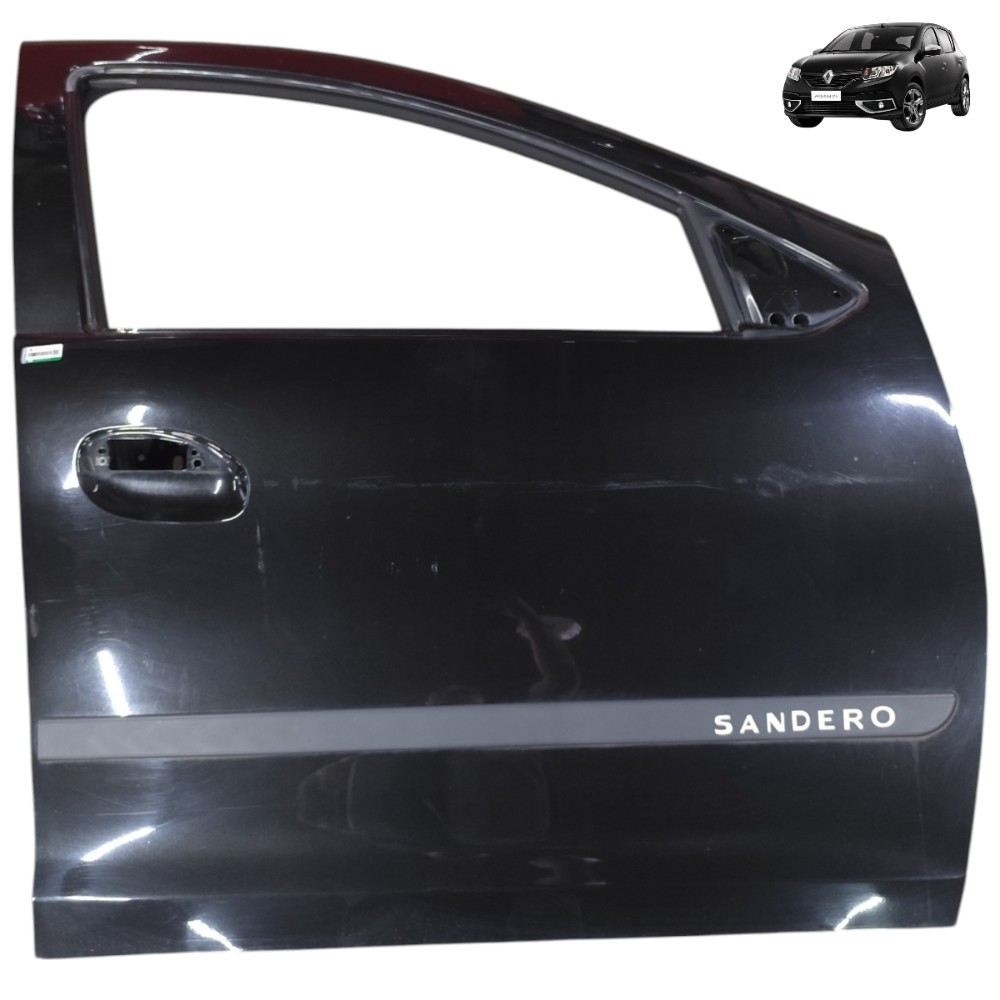 Porta dianteira direita Renault Sandero 2016 2017 2018 2019 1
