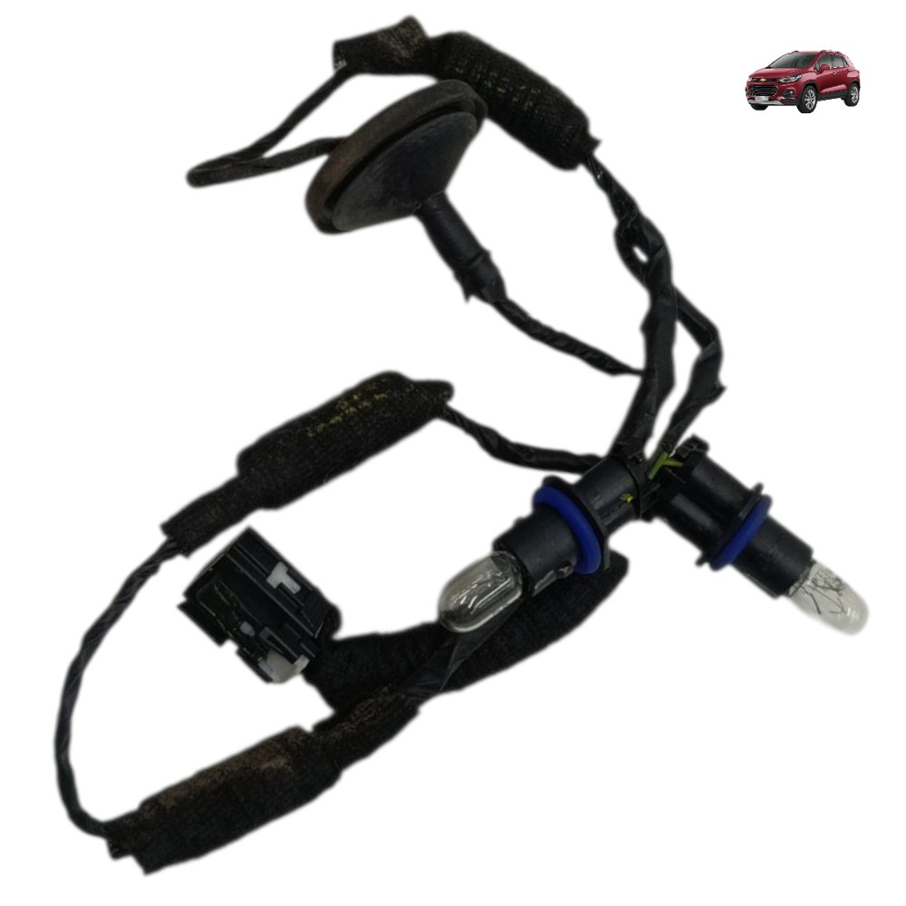 Chicote soquete luz placa GM Tracker 2015 2016 2017 2018 1
