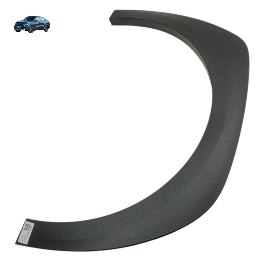 Moldura Paralama Dianteiro Direito Citroen Basalt 2025 2024 Preto 1