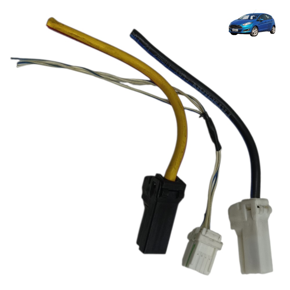 Jogo plug conector módulo coluna Ford New Fiesta 2014 2015 1