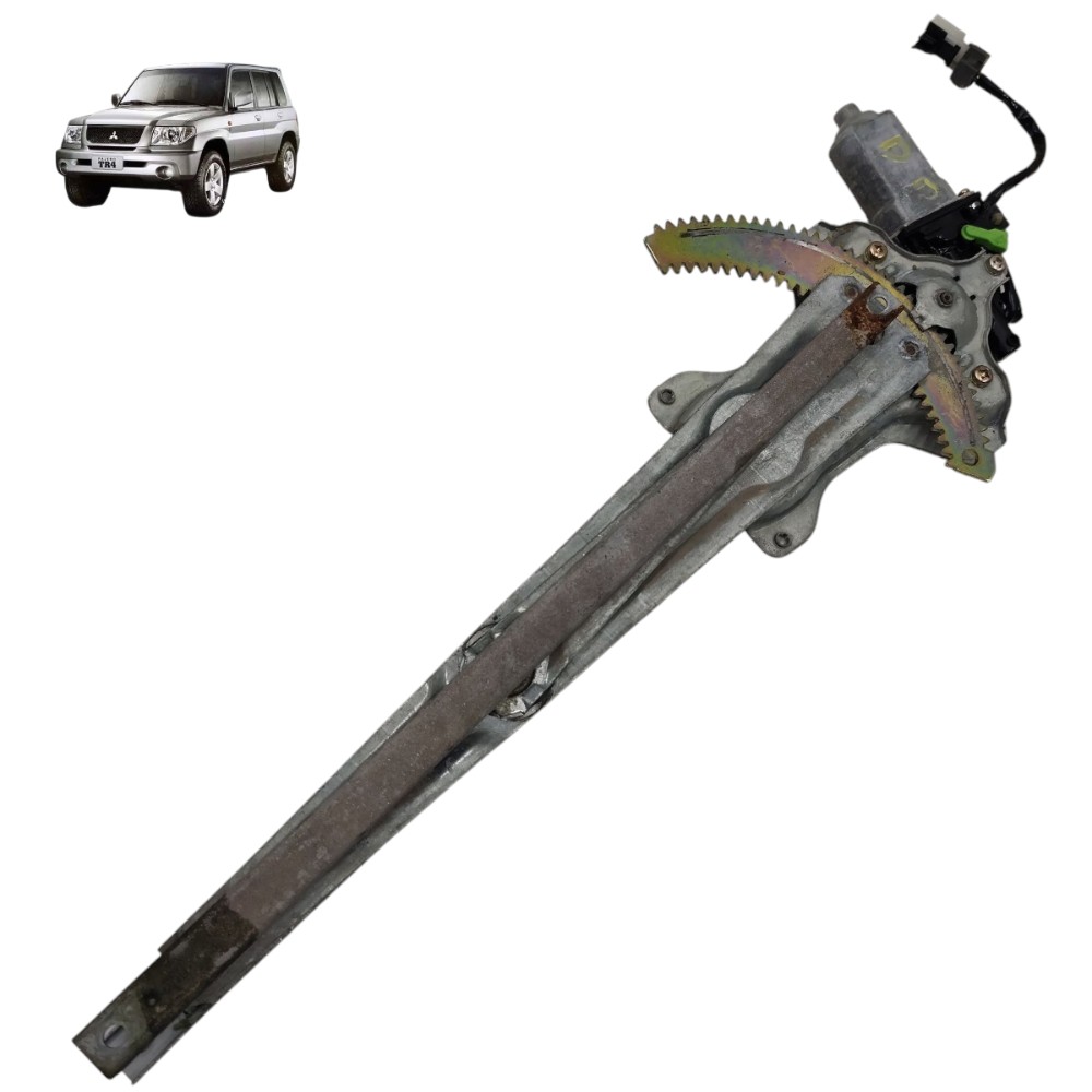 Motor máquina vidro dianteiro direito Pajero TR4 2005 2006 1