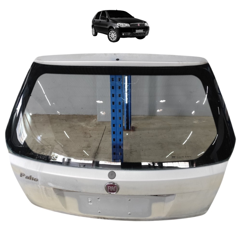 Tampa Traseira Fiat Palio 2011 2010 2009 2008 2007 2006 2005 Prata 1