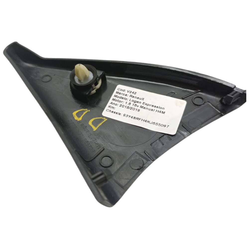 Acabamento Interno Retrovisor Direito Renault Logan 2018 19 4