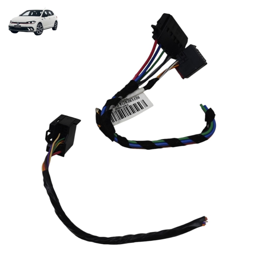 Jogo plug conector comando ar condicionado vw polo 2026 2025
