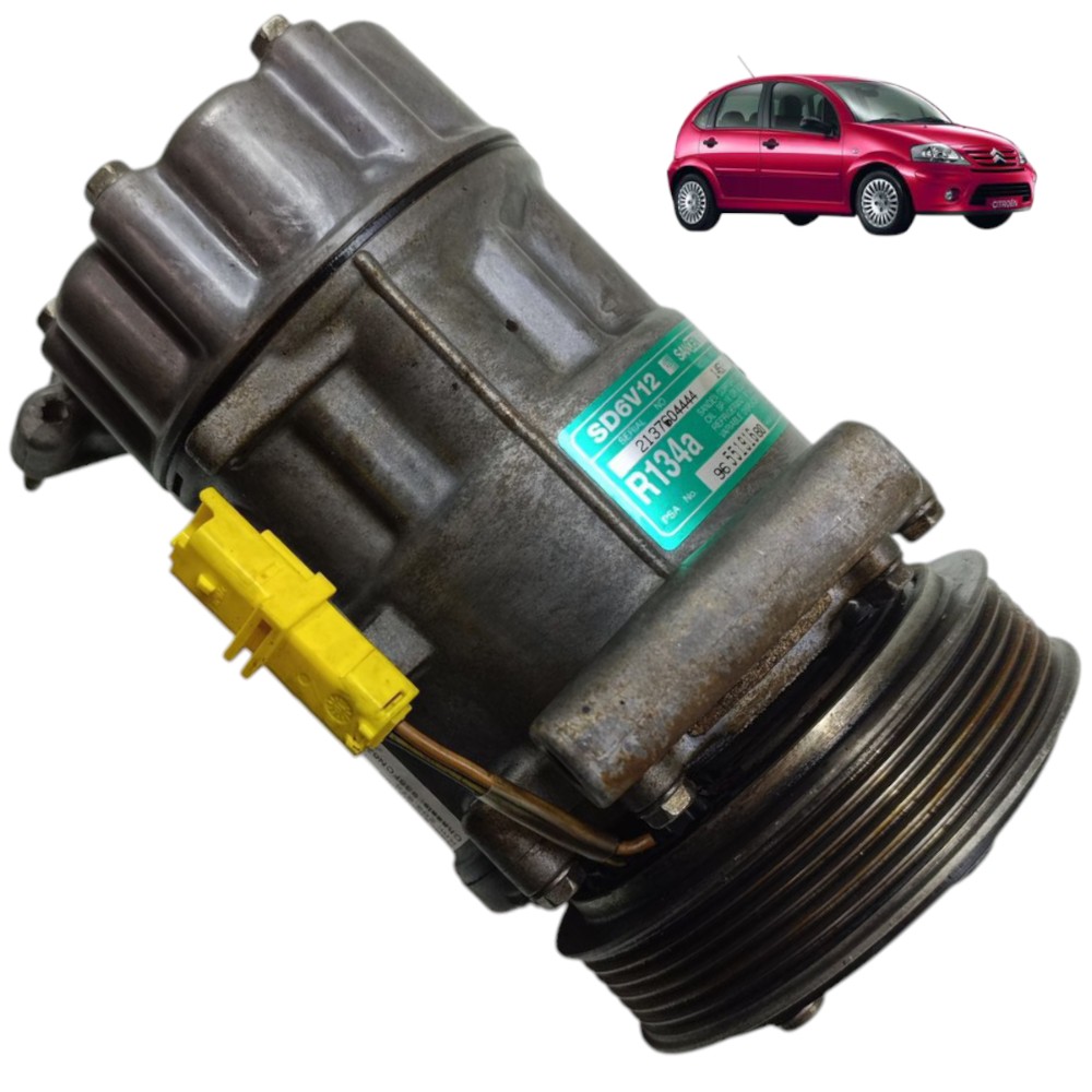 Compressor Ar Condicionado Citroën C3 1.6 16v 2004 2005 2006 1