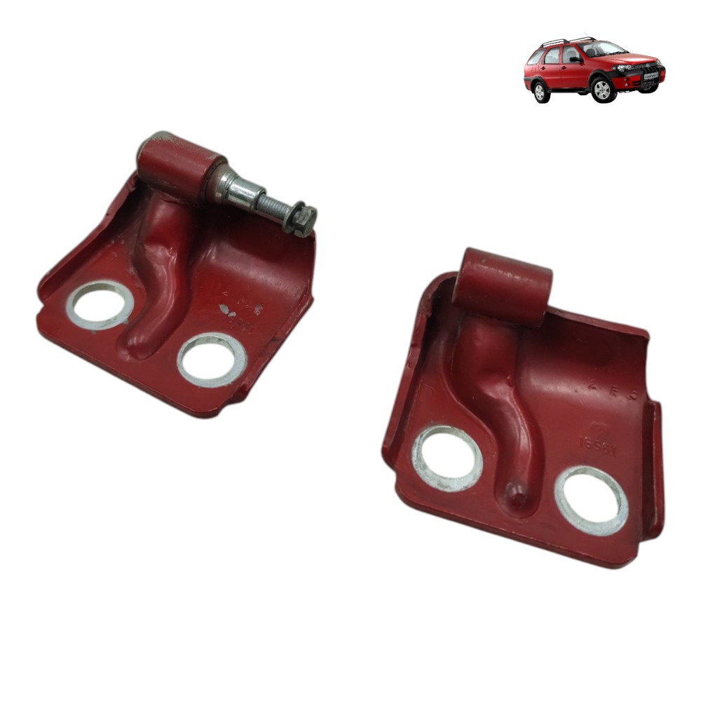 Par Dobradiça Traseira Direita Fiat Palio 2005 2006 2007 08 1