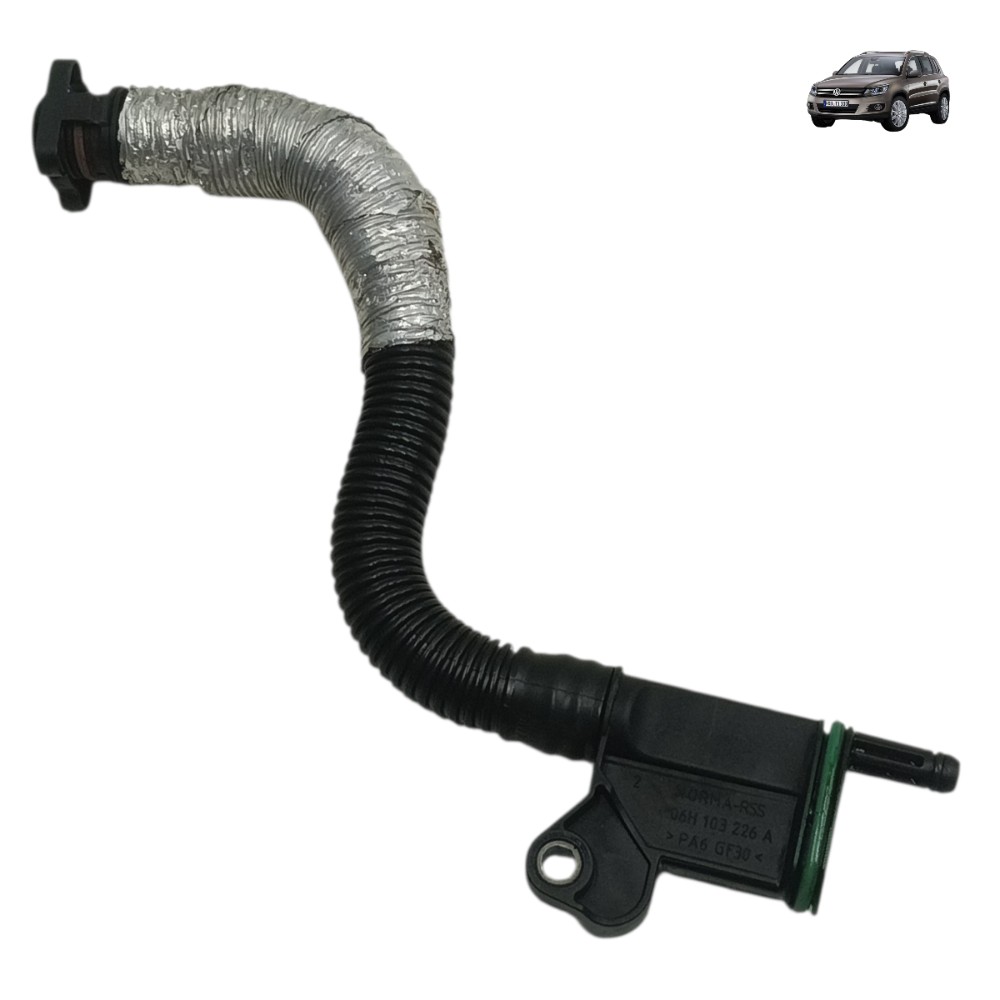 Mangueira Respiro Anti Chama Vw Tiguan Jetta 2.0 Tsi 2012 13 1