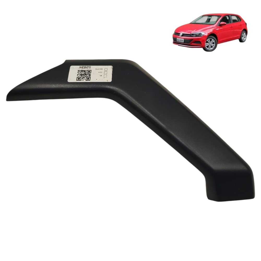 Moldura puxador porta dianteira direita VW Polo 2018 2019 20 1