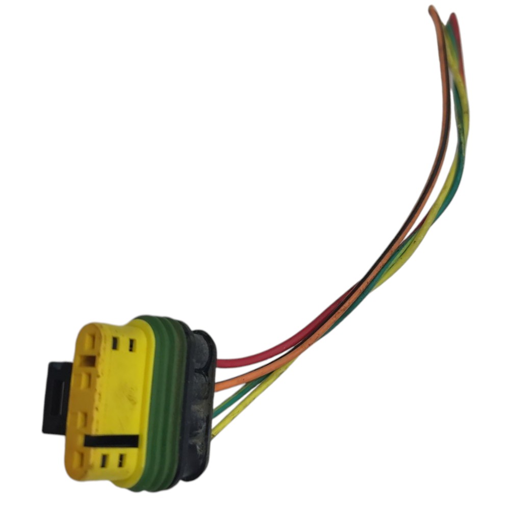Plug conector fechadura elétrica traseira Fiat Idea 2012 13 3