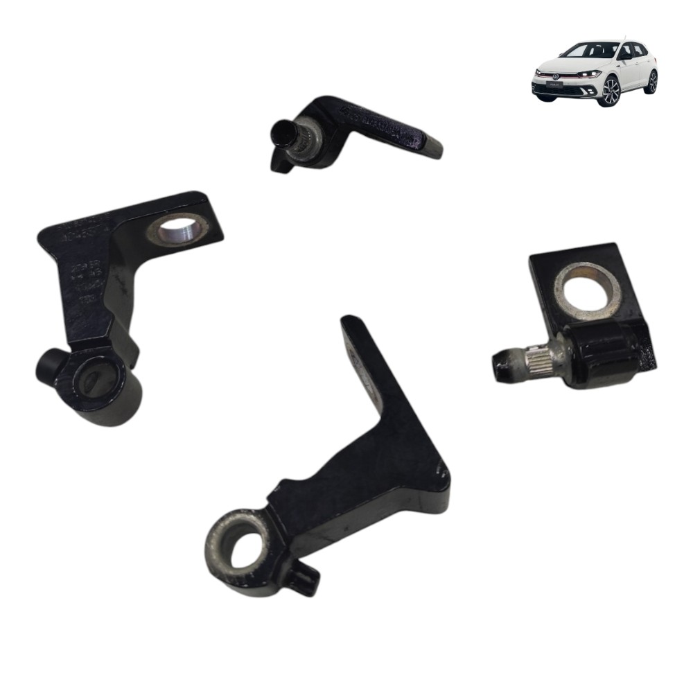 Kit dobradiça porta dianteira esquerda VW Polo 2026 2025 24