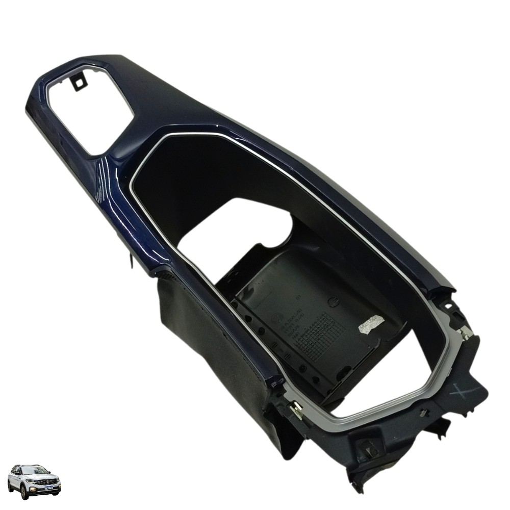Moldura Painel Instrumentos Vw Tcross 2020 2021 2022 2023 24 Azul-escuro Moldado