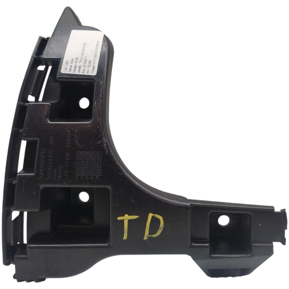 Guia Parachoque Traseiro Lado Direito Volvo Xc60 2014 2017 1