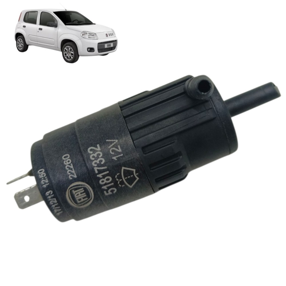 Motor Bomba Esguicho Parabrisa Fiat Uno Vivace 2013 2014 15