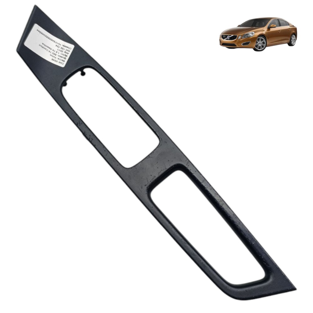 Moldura Botão Vidro Porta Dianteira Esquerda Volvo S60 2011 1