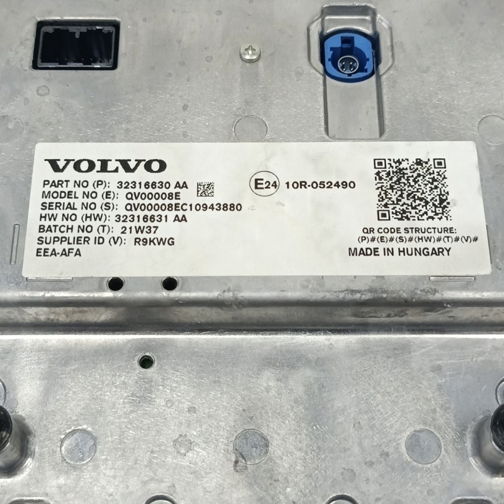 Tela multimídia Volvo XC40 t5 2022 2021 2020 N 32316630 5